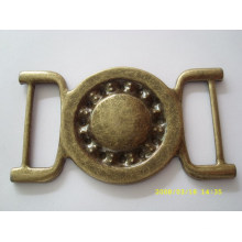 Unique style custom brass belt buckle parts/ dia casting belt buckle for handbag and clothing